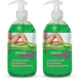   Alveola Waxing Nyugtató zselé világoszöld gyantázás után 2x300ml