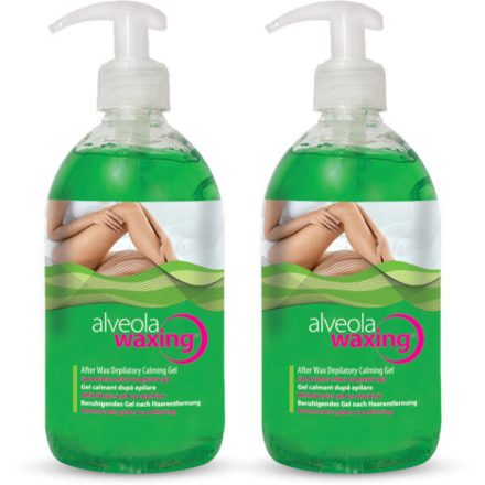 Alveola Waxing Nyugtató zselé világoszöld gyantázás után 2x300ml