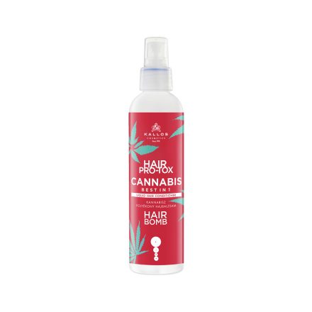 KALLOS KJMN 200ml HAIR PRO-TOX KANNABISZ BEST IN 1 FOLYÉKONY HAJBALZSAM KENDERMAGOLAJJAL, KERATINNAL ÉS VITAMIN KOMPLEX-SZEL