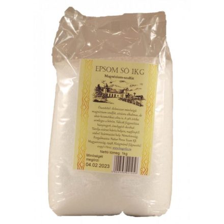 EPSOM SÓ (KESERŰ SÓ) 1 KG ÉTKEZÉSI MINŐSÉG