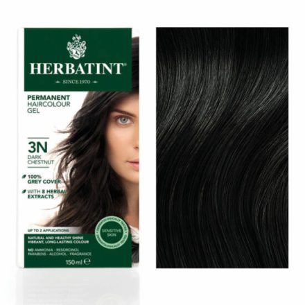 HERBATINT 3N SÖTÉT GESZTENYE HAJFESTÉK, 150 ML
