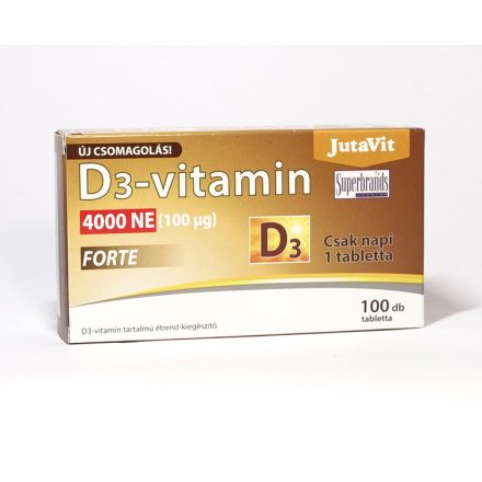 JutaVit D3-vitamin 4000NE (100µg) tabletta 100 db