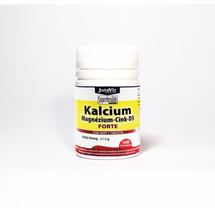 JutaVit Kalcium+Magnézium+Cink + D3 vitamin 30db