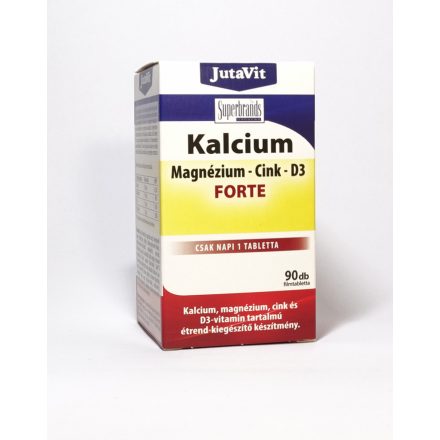 JutaVit Kalcium+Magnézium+Cink forte + D3 vitamin 90db