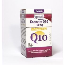 JutaVit Koenzim Q10 100mg +E-vitamin 35mg, 40db