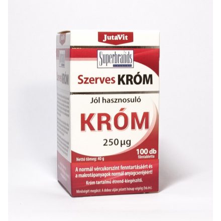 JutaVit Szerves Króm tabletta 100 db