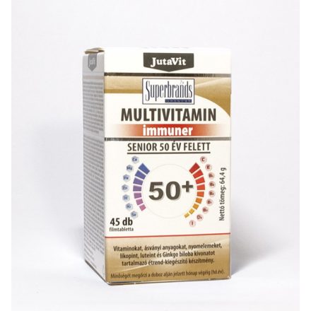 JutaVit Multivitamin 50 év felettieknek, 45db