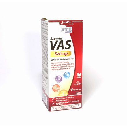 JutaVit Szerves Vas Szirup komplex 150ml