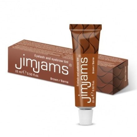 Jimjams szempilla és szemöldökfesték barna 15ml