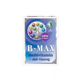   Dr. Chen B-Max multivitamin + aktív Ginseng tabletta - 40 db