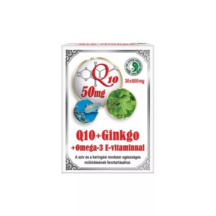 Dr. Chen Q10 Ginkgo Omega-3 kapszula - 30 db