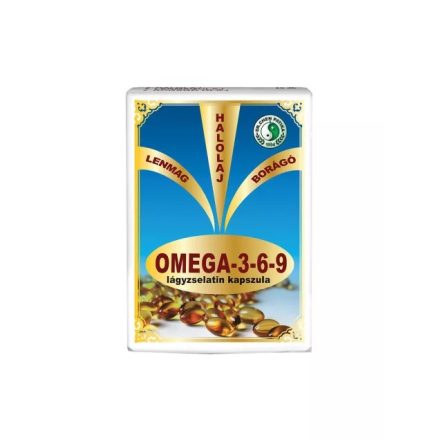 Dr. Chen Omega 3-6-9 lágyzselatin kapszula - 30 db