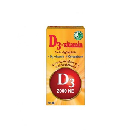 D3-vitamin Forte ( D-vitamin rágótabletta ) - 60 db