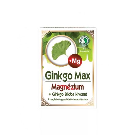 Ginkgo Max kapszula Magnéziummal - 60 db
