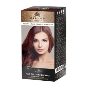 Kallos GLOW TARTÓS KRÉMHAJFESTÉK - 740 TICIÁN VÖRÖS