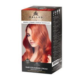   Kallos GLOW TARTÓS KRÉMHAJFESTÉK - 844 INTENZÍV RÉZVÖRÖS