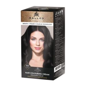 Kallos GLOW TARTÓS KRÉMHAJFESTÉK - 100 FEKETE