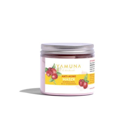Yamuna Anti-aging maszk acerolával és C-vitaminnal - 80 g