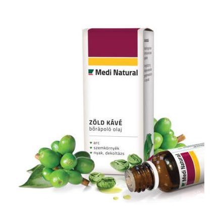 MediNatural Zöld kávé bőrápoló olaj(20ml)