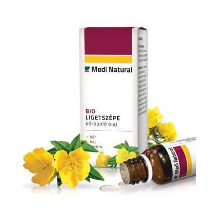 MediNatural Bio Ligetszépe bőrápoló olaj (20ml) 