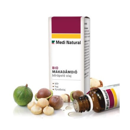 MediNatural Bio Makadámdió bőrápoló olaj (20ml) 