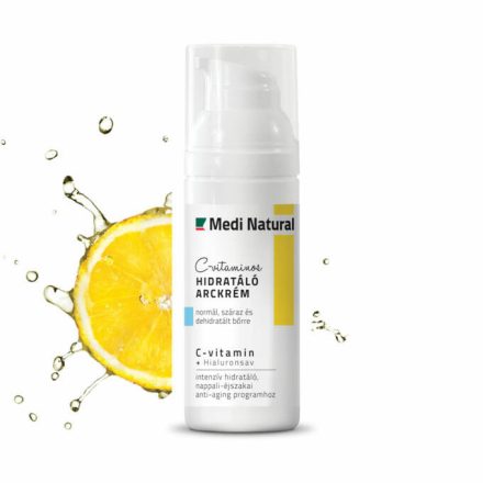MediNatural C-vitaminos hidratáló arckrém 