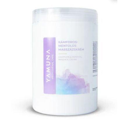 Yamuna Kámforos-mentolos krém - 1000 ml