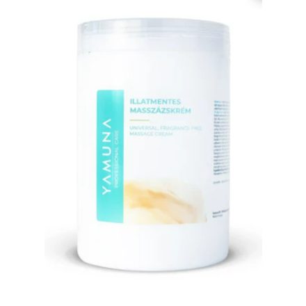 Yamuna Zsíros, illatmentes masszázskrém - 1000 ml