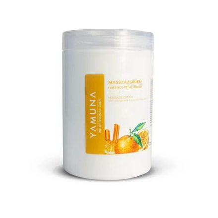 Yamuna Zsíros masszázskrém narancs-fahéj illattal - 1000 ml