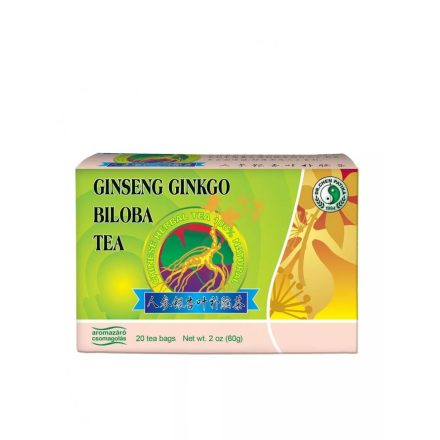 Ginseng-Ginkgo-Zöld tea - 20 db