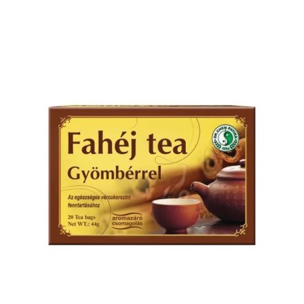 Fahéj tea gyömbérrel - 20 db