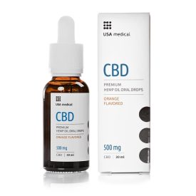 USA CBD olaj - "közepes dózis" - 500 mg / 30 ml