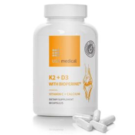 K2+D3 kapszula Bioperine® feketebors kivonattal 60 db USA