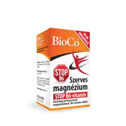 BIOCO SZERVES MAGNÉZIUM STOP B6 90 DB MEGAPACK