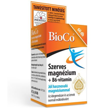 BIOCO SZERVES MAGNÉZIUM+B6-VITAMIN 60 DB