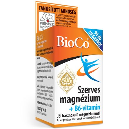 BIOCO SZERVES MAGNÉZIUM+B6-VITAMIN MEGAPACK 90 DB