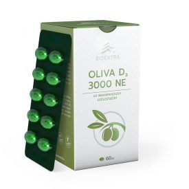  BIOEXTRA OLIVA D3 3000 NE ÉTREND-KIEGÉSZÍTŐ LÁGYZSELATIN KAPSZULA 60DB