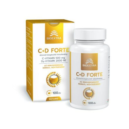 BIOEXTRA C+D FORTE RETARD KAPSZULA 100 DB