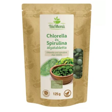 Boimenü Chlorella és Spirulina algatabletta 250 db
