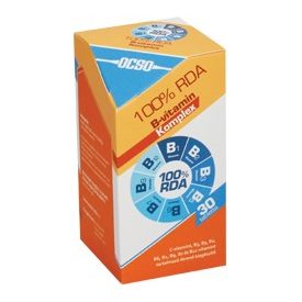 OCSO 100% RDA B-vitamin komplex - 30 db