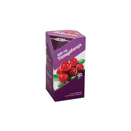 OCSO 400 mg Tőzegáfonya - 30 db 2024. decemberi lejárat