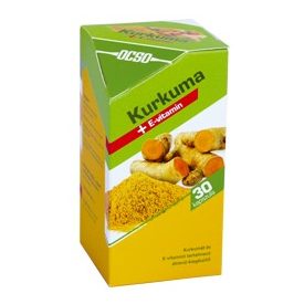 OCSO Kurkuma + E-vitamin - 30 db