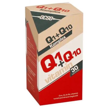OCSO Q10+Q1+B1-vitamin komplex - 30 db