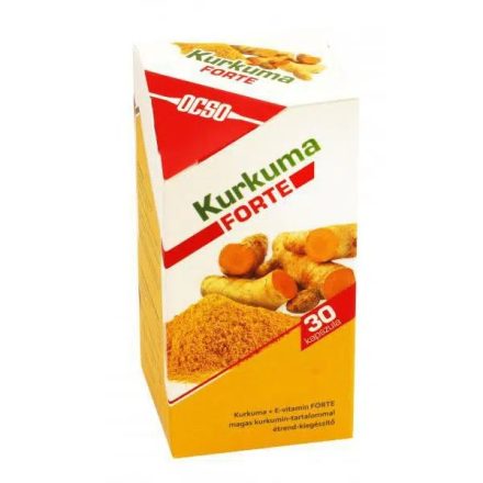 OCSO Kurkuma + E-vitamin FORTE magas kurkumin-tartalommal