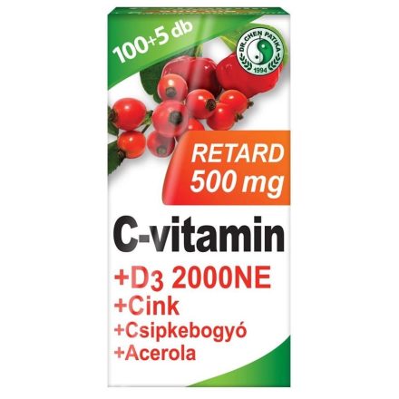 Dr. Chen C-vitamin 500 mg + D3 2000NE + Cink RETARD tabletta
