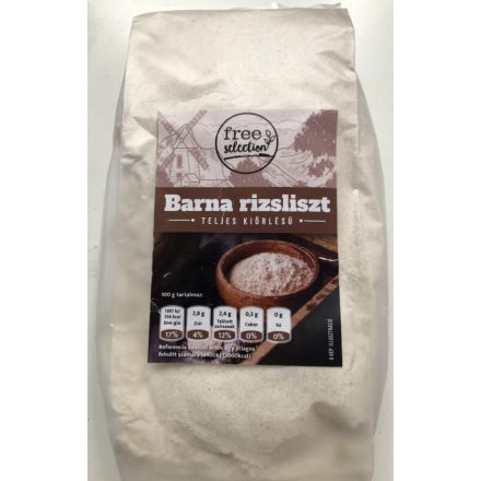 Free selection Barna rizsliszt 500 g