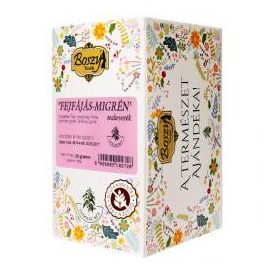 Gyógyfű Boszy  Fejfájás-migrén filter tea 20 x 1 g