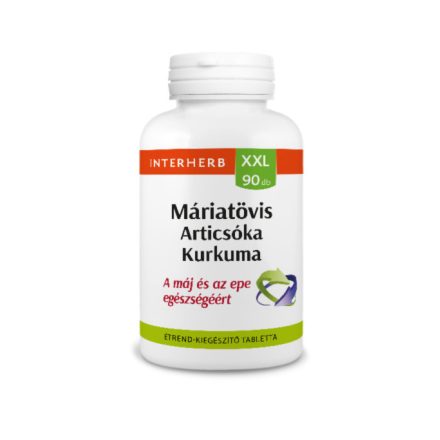 INTERHERB XXL MÁRIATÖVIS-ARTICSÓKA+ KURKUMA TABLETTA 90DB