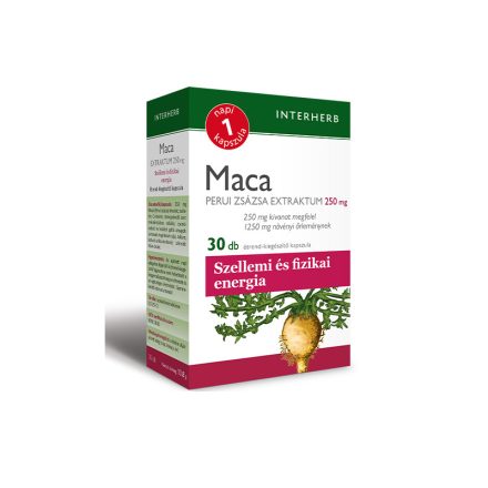 INTERHERB NAPI 1 MACA-PERUI ZSÁZSA EXTRAKTUM KAPSZULA 30DB