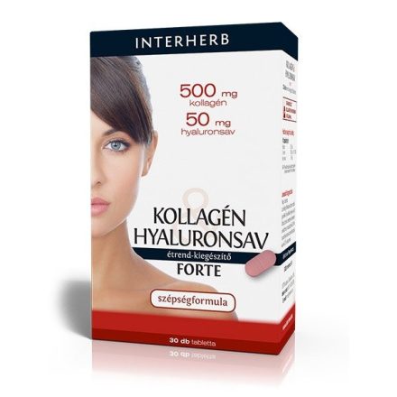 INTERHERB KOLLAGÉN&HYALURONSAV FORTE TABLETTA 30DB